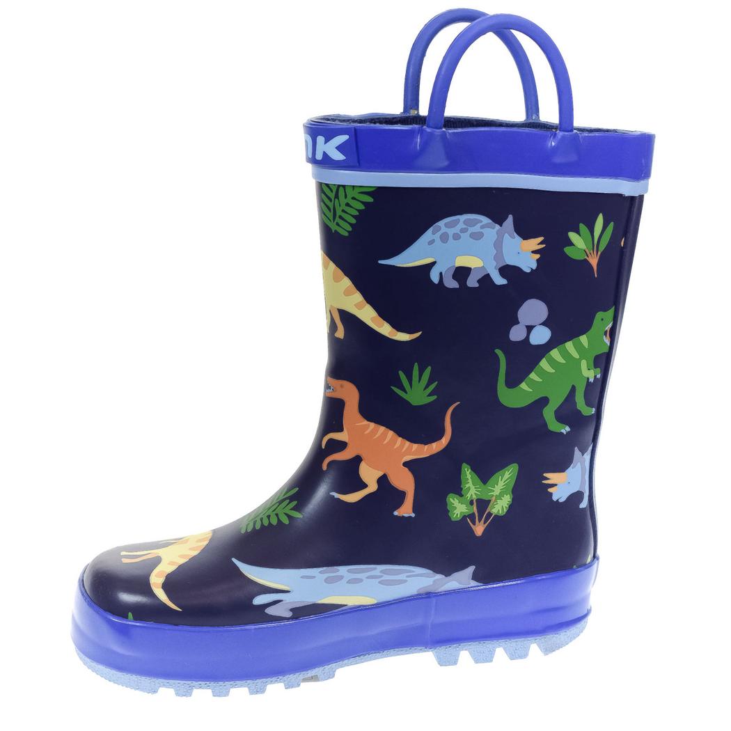 JOHN-C Detské modré gumáky DINO 21-27