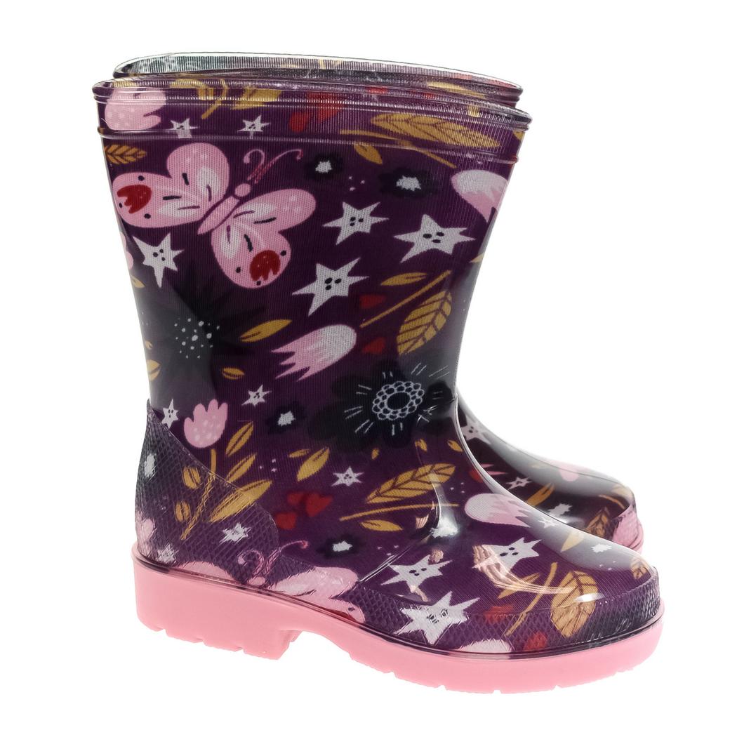 JOHN-C Detské fialové gumáky FLY 20-27