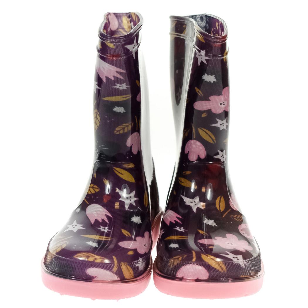 JOHN-C Detské fialové gumáky FLY 20-27