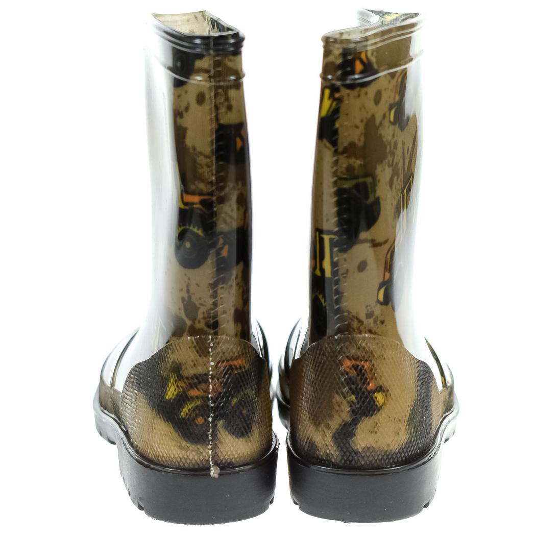 JOHN-C Detské hnedé gumáky TRUCKS