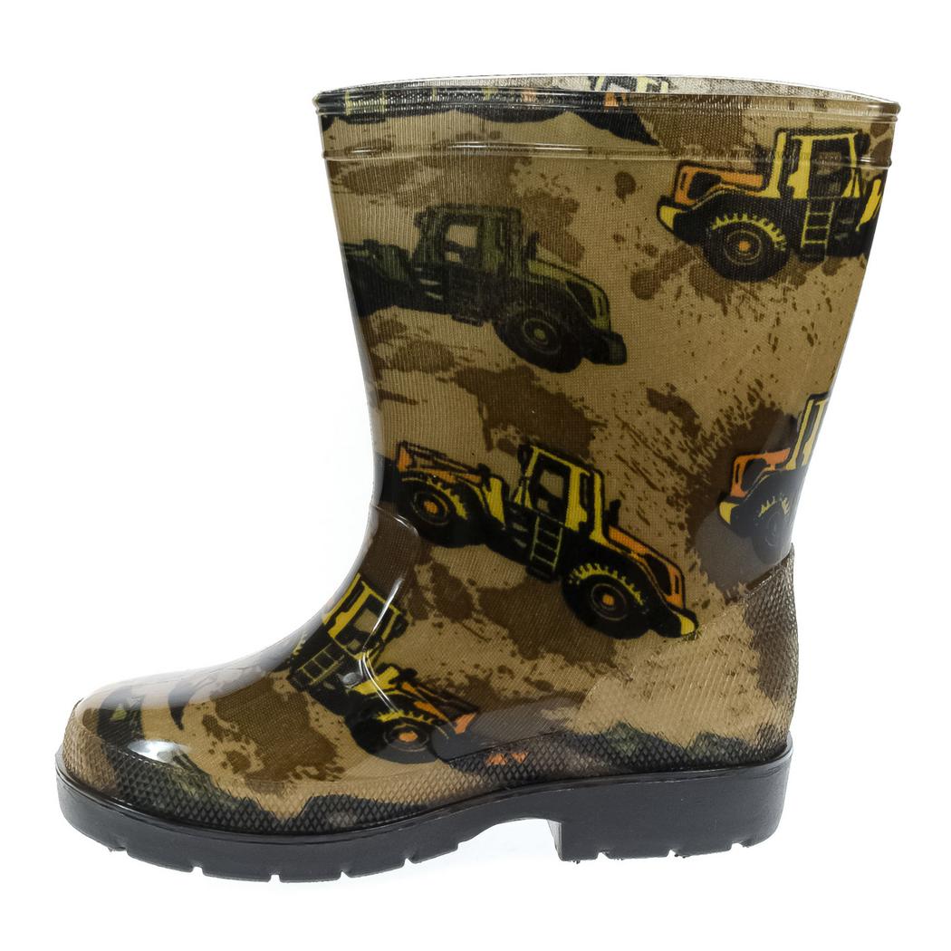 JOHN-C Detské hnedé gumáky TRUCKS