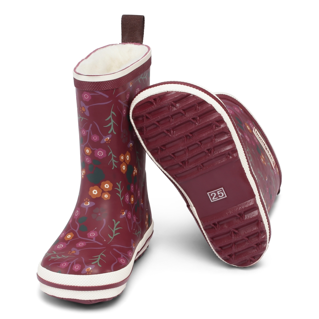 Bundgaard detské zimné zateplené holiny / snehule Charly High Warm BG401033 zimné kvety