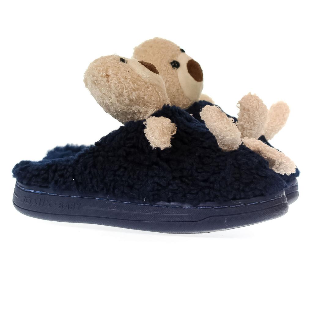 JOHN-C Detské tmavomodré papuče BRUM