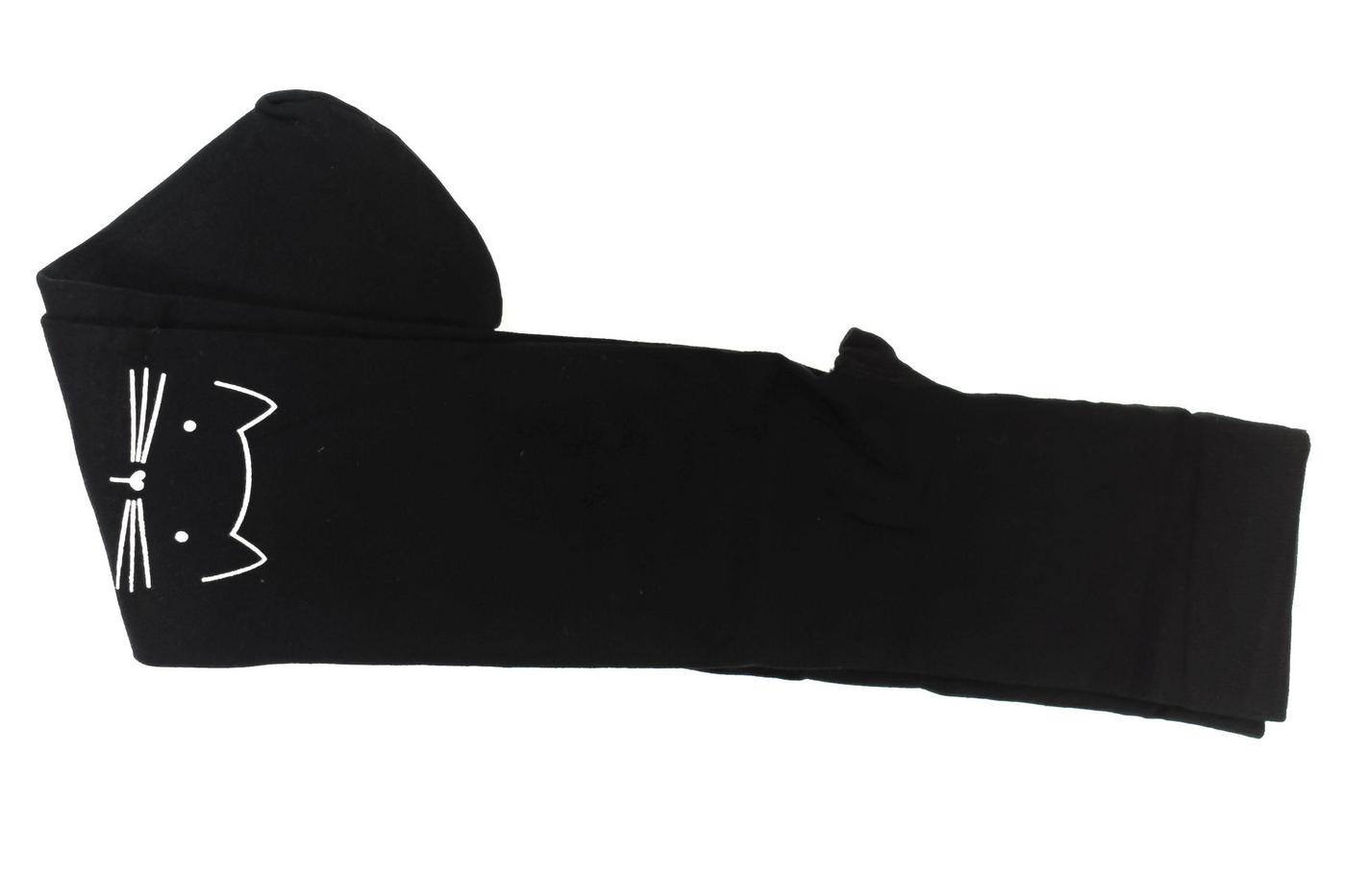 AURA.VIA Detské čierne pančuchy KITY