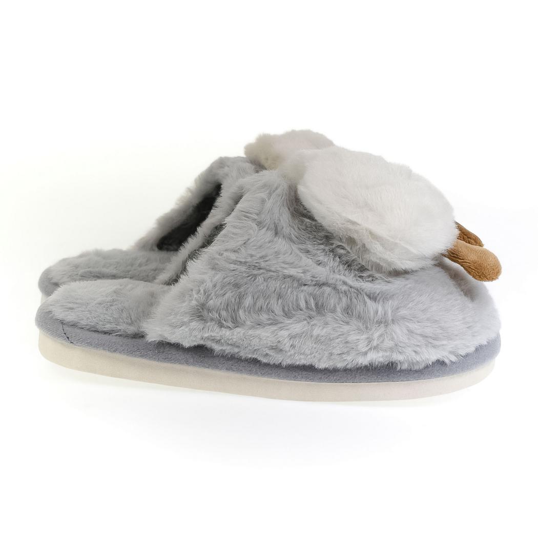 JOHN-C Detské sivé papuče OBLÁČIK