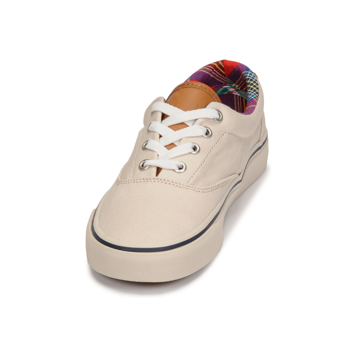 canvas laceless pumps