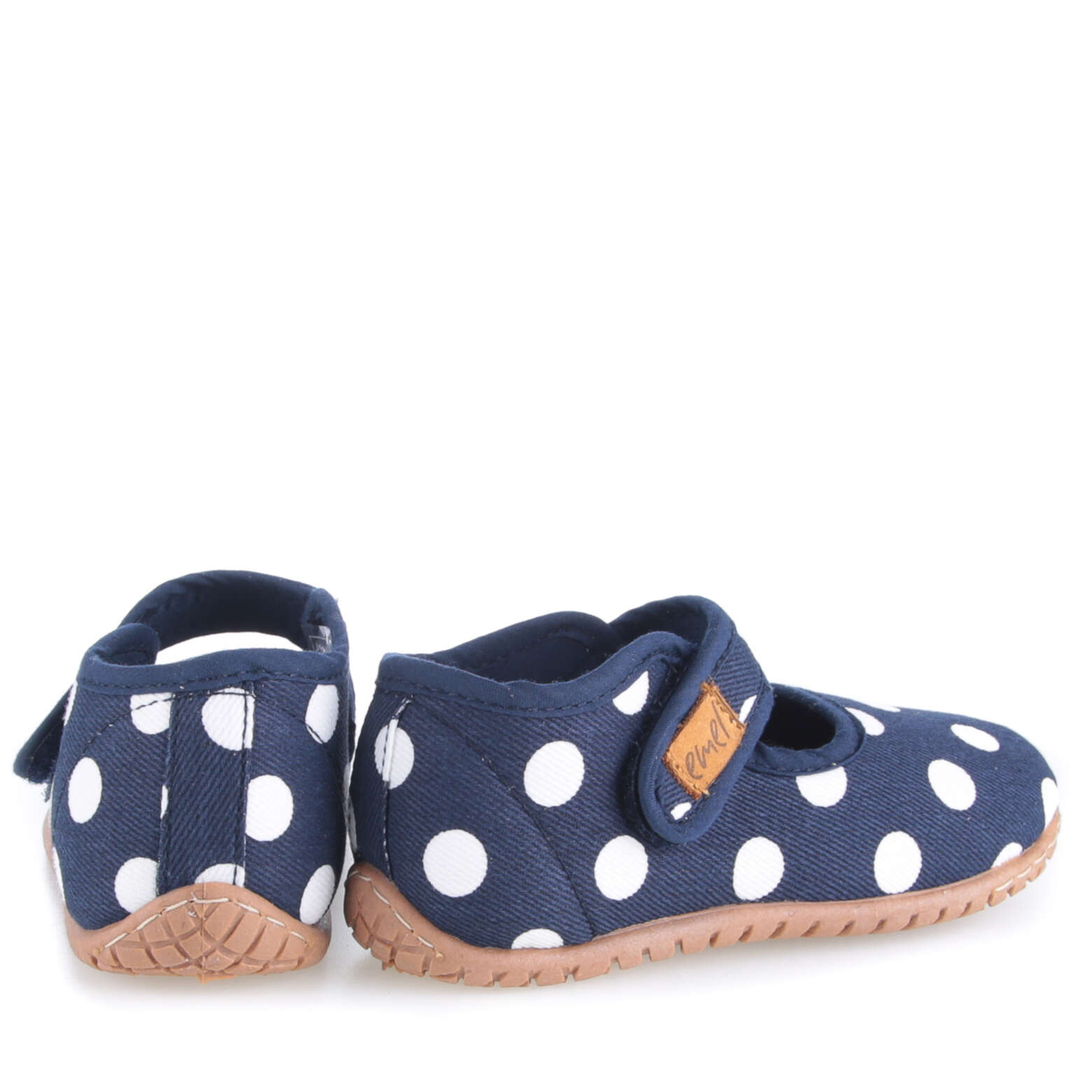 Domáca obuv EMEL 103-3 Modrá s bodkami