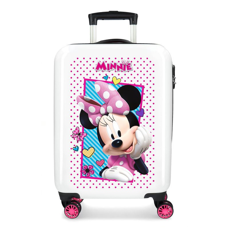 JOUMMA BAGS Luxusný detský ABS cestovný kufor MINNIE MOUSE Joy, 55x38x20cm, 34L, 2391462