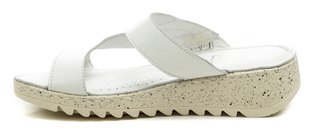 Wild 016935B biele dámske nazúvaky na kline