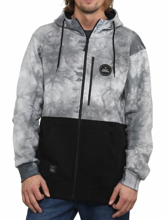 Mikina Horsefeathers Zach II white tie die