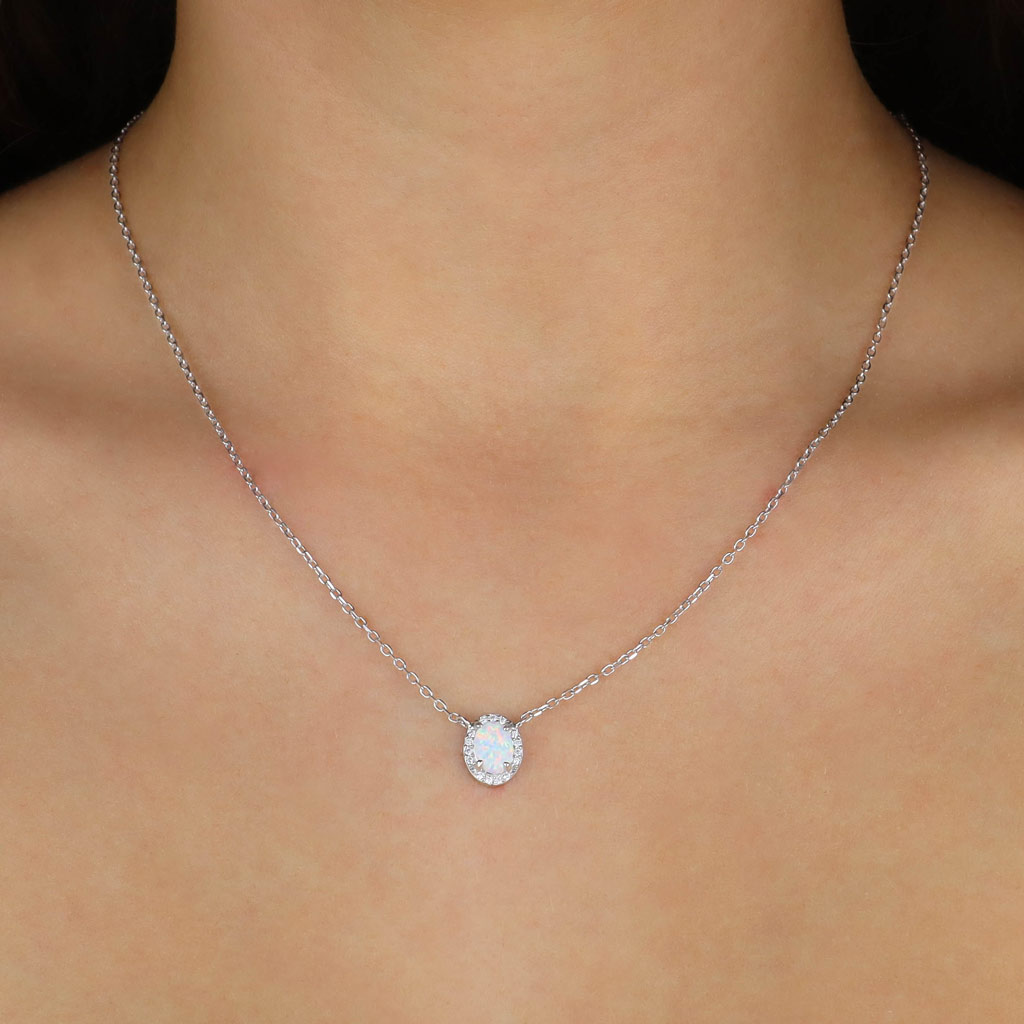 Dámsky strieborný náhrdelník RYLEE