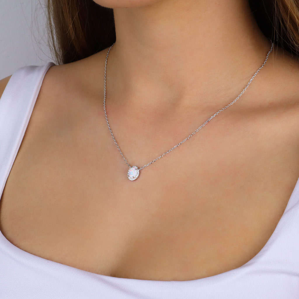 Dámsky strieborný náhrdelník RYLEE