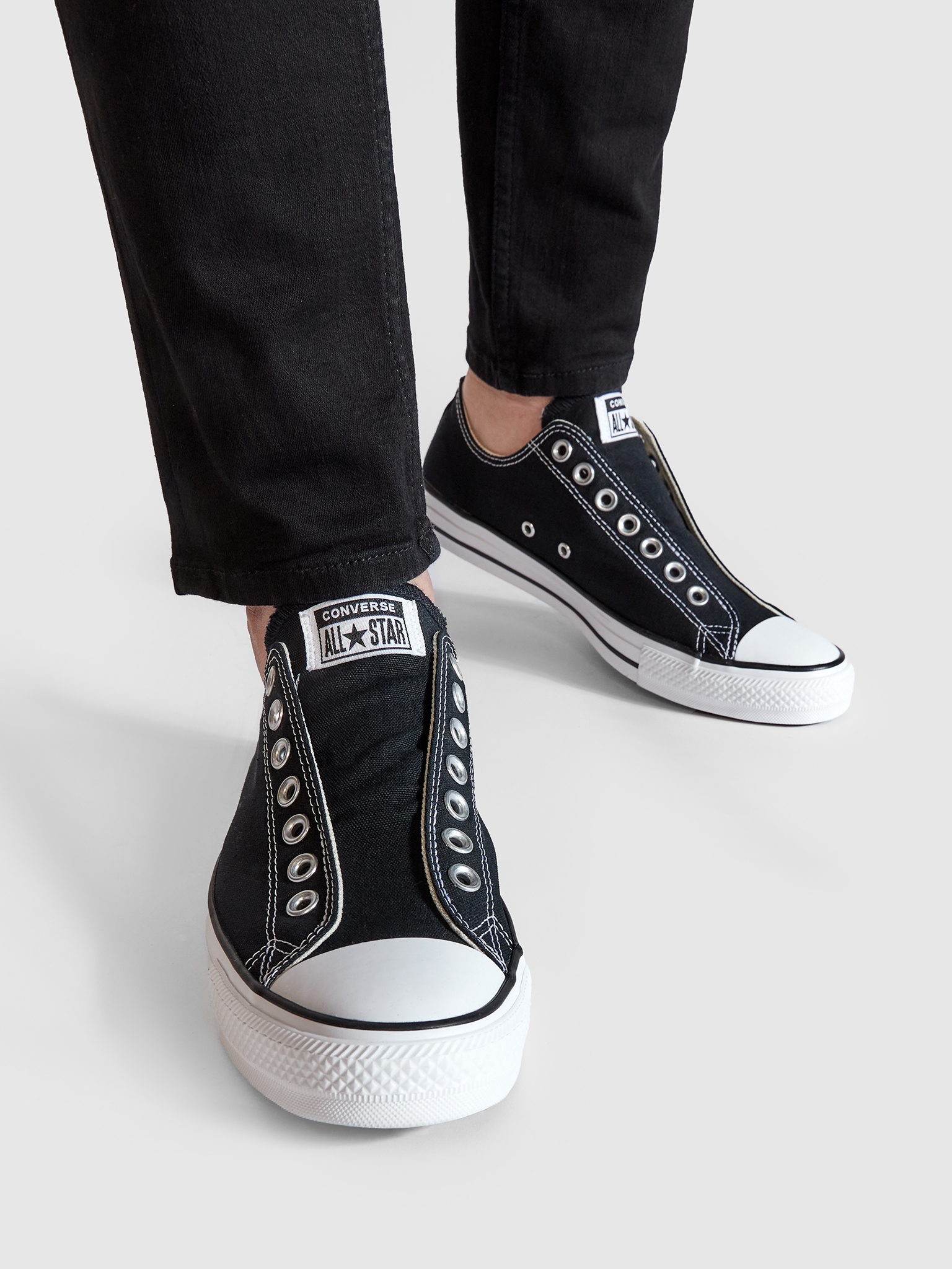 Plátenky Converse Ctas Slip 164300C Black/White/Black GLAMI.sk