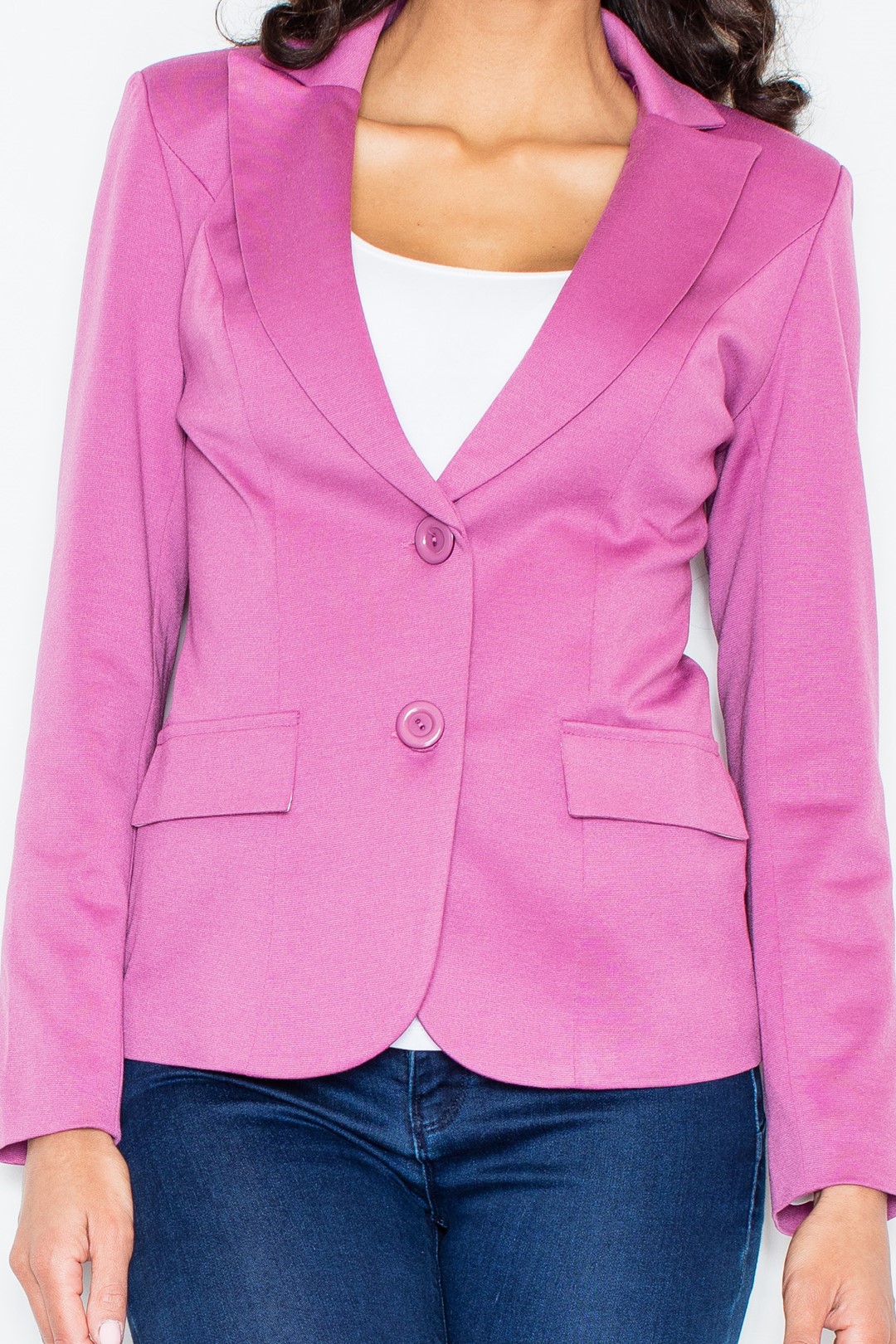 FIGL Dámske ružové sako M085