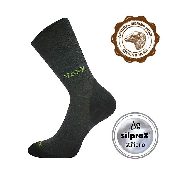 Fuski BOMA s.r.o. IRIZAR športové vlnené merino ponožky VoXX Sv. sivá 43-46 1 pár