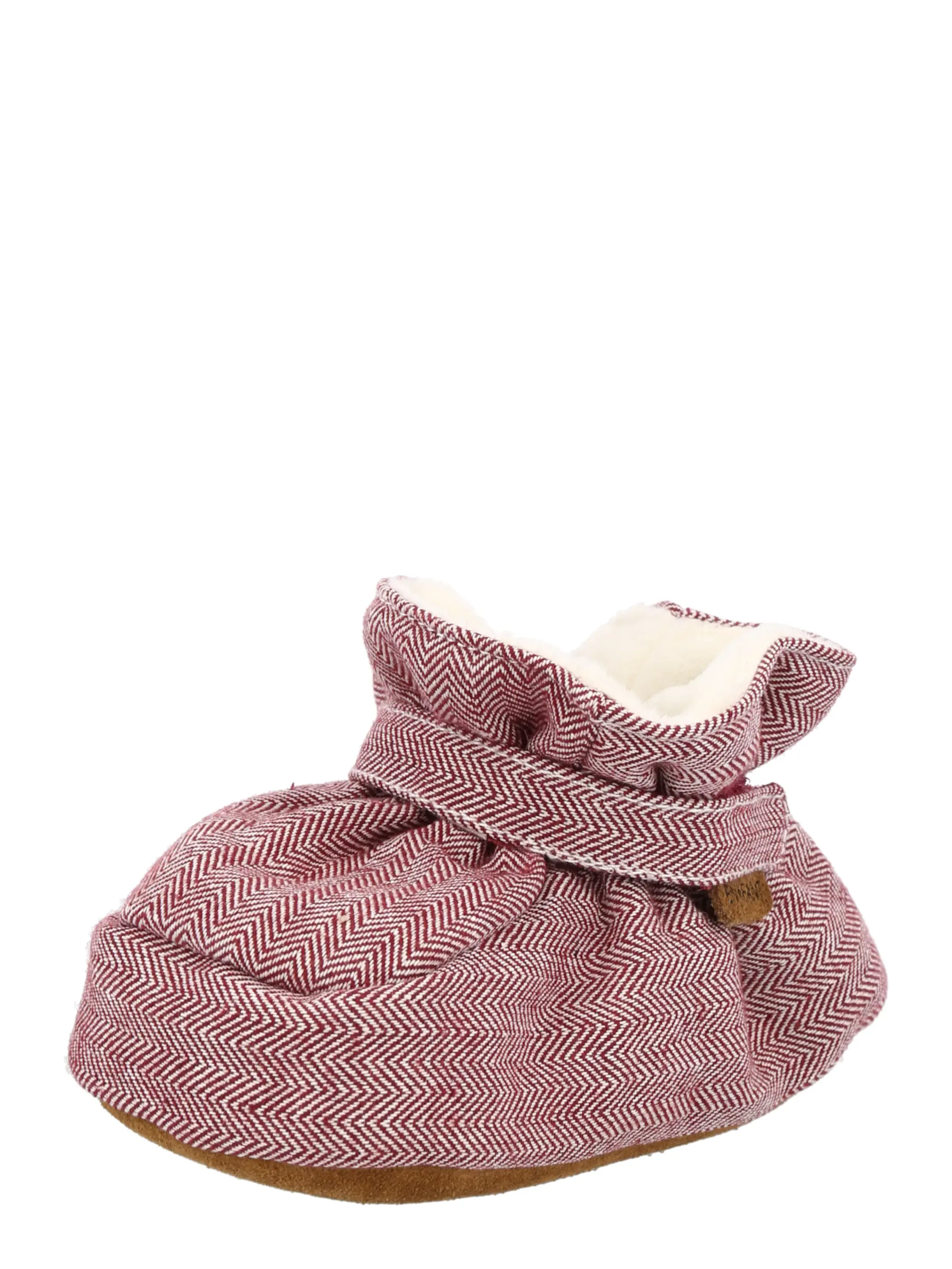 EN FANT Papuče vínovo červená / biela
