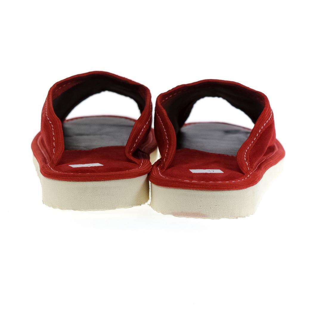 JOHN-C Luxusné dámske červené papuče QUEEN of the HOUSE