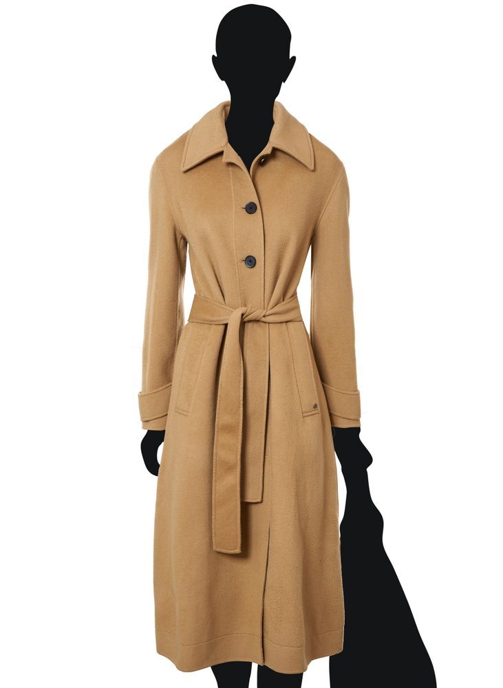 Calvin Klein béžový flaušový kabát