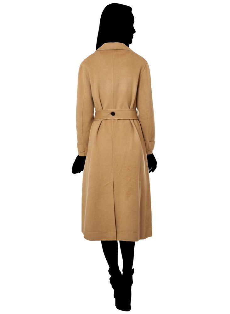 Calvin Klein béžový flaušový kabát