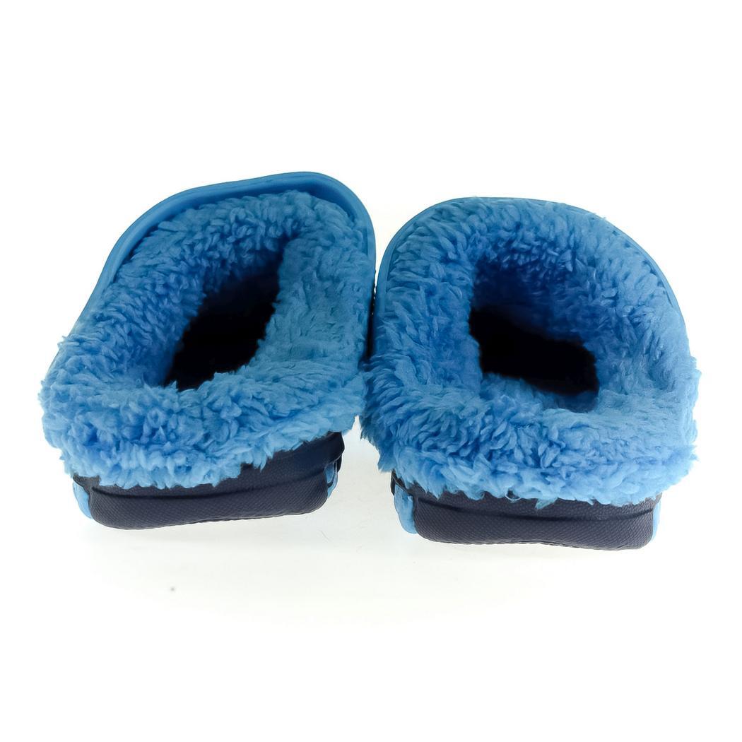 JOHN-C Detské modré zateplené crocsy SANDY 30-35