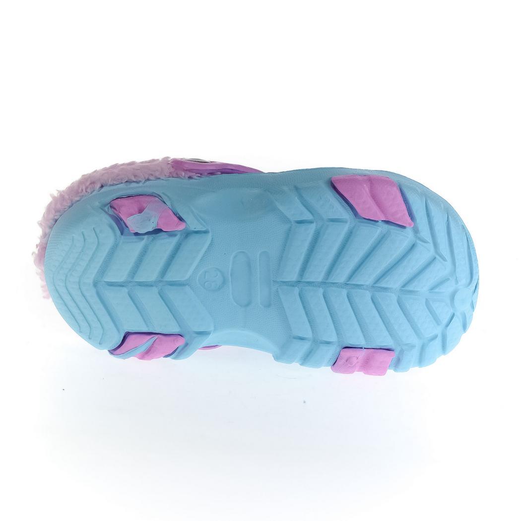 JOHN-C Detské svetlomodré zateplené crocsy SANDY 24-29