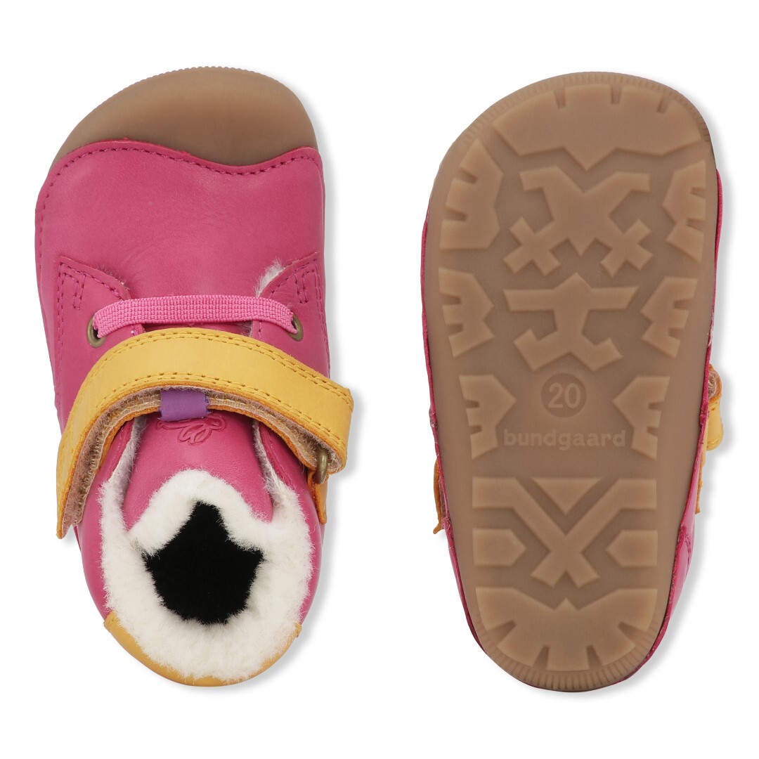 Bundgaard detské zimné topánky PETIT Mid Winter Lace Sport BG303260DG-717 Ružová