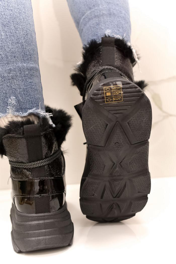 JOHN-C Dámske čierne snehule SCARLETTI