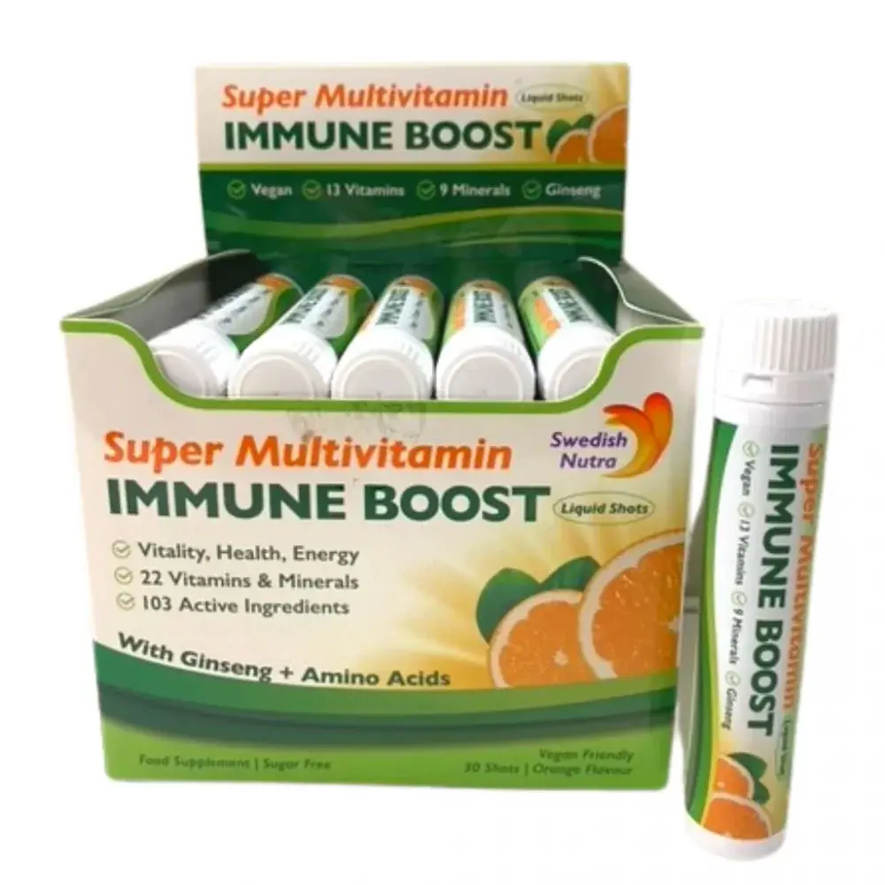 Swedish Nutra (Švédsko) Swedish Nutra Multivitamín Imunity Booster 30 shots