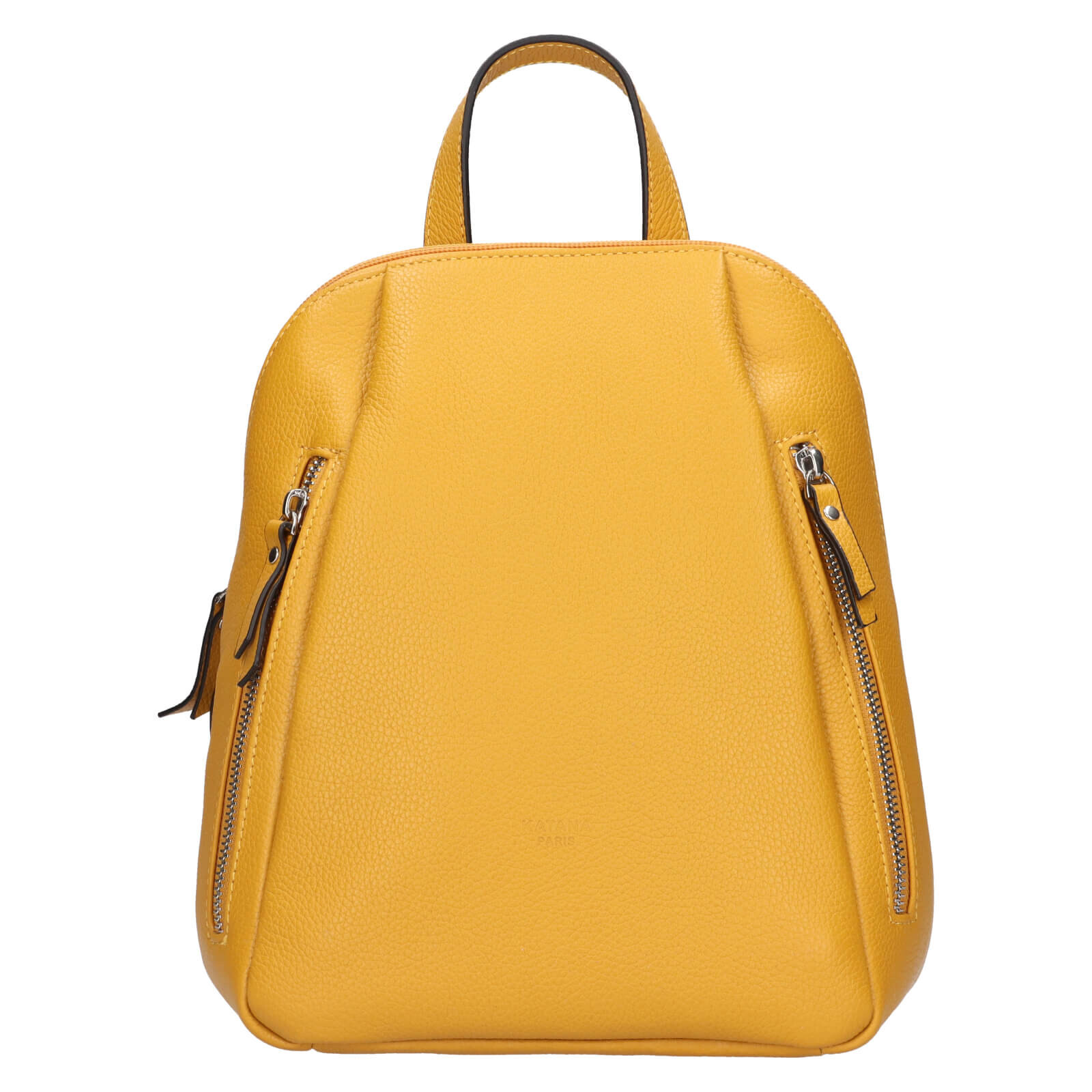Dámsky kožený batoh Katana Eliabet - žltá