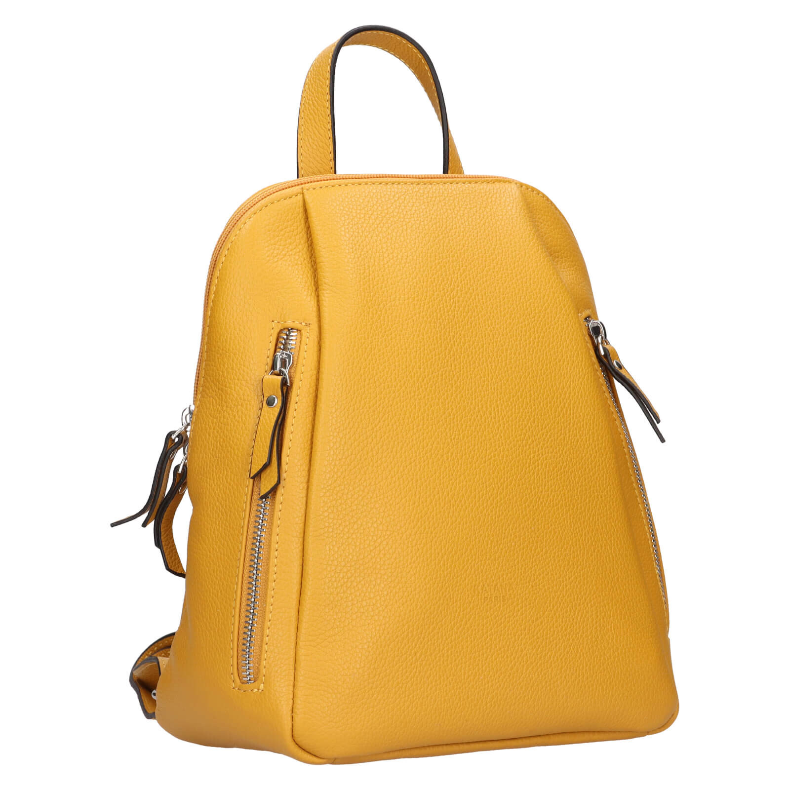 Dámsky kožený batoh Katana Eliabet - žltá