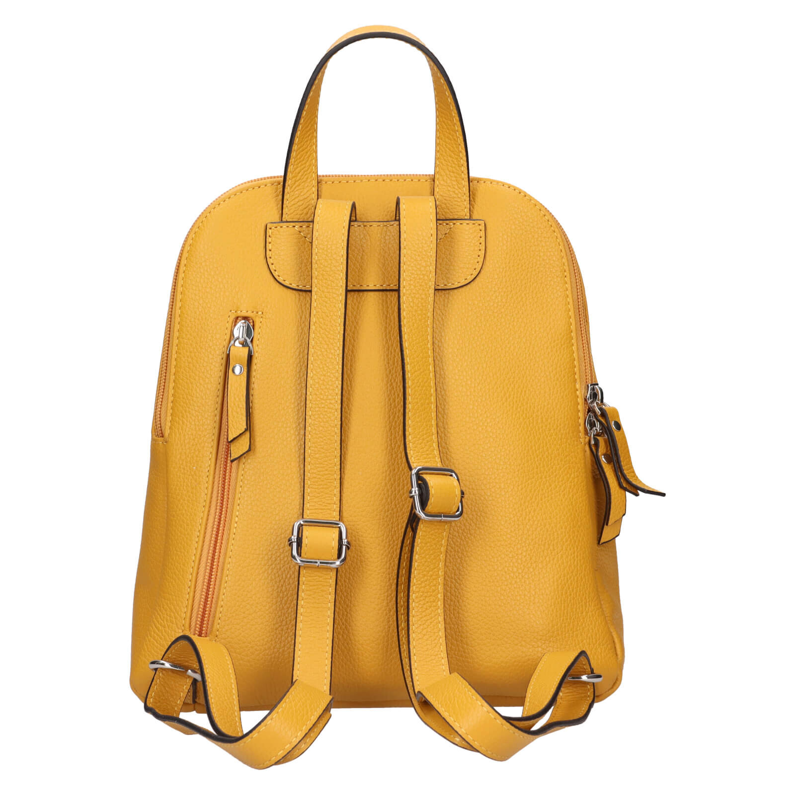 Dámsky kožený batoh Katana Eliabet - žltá