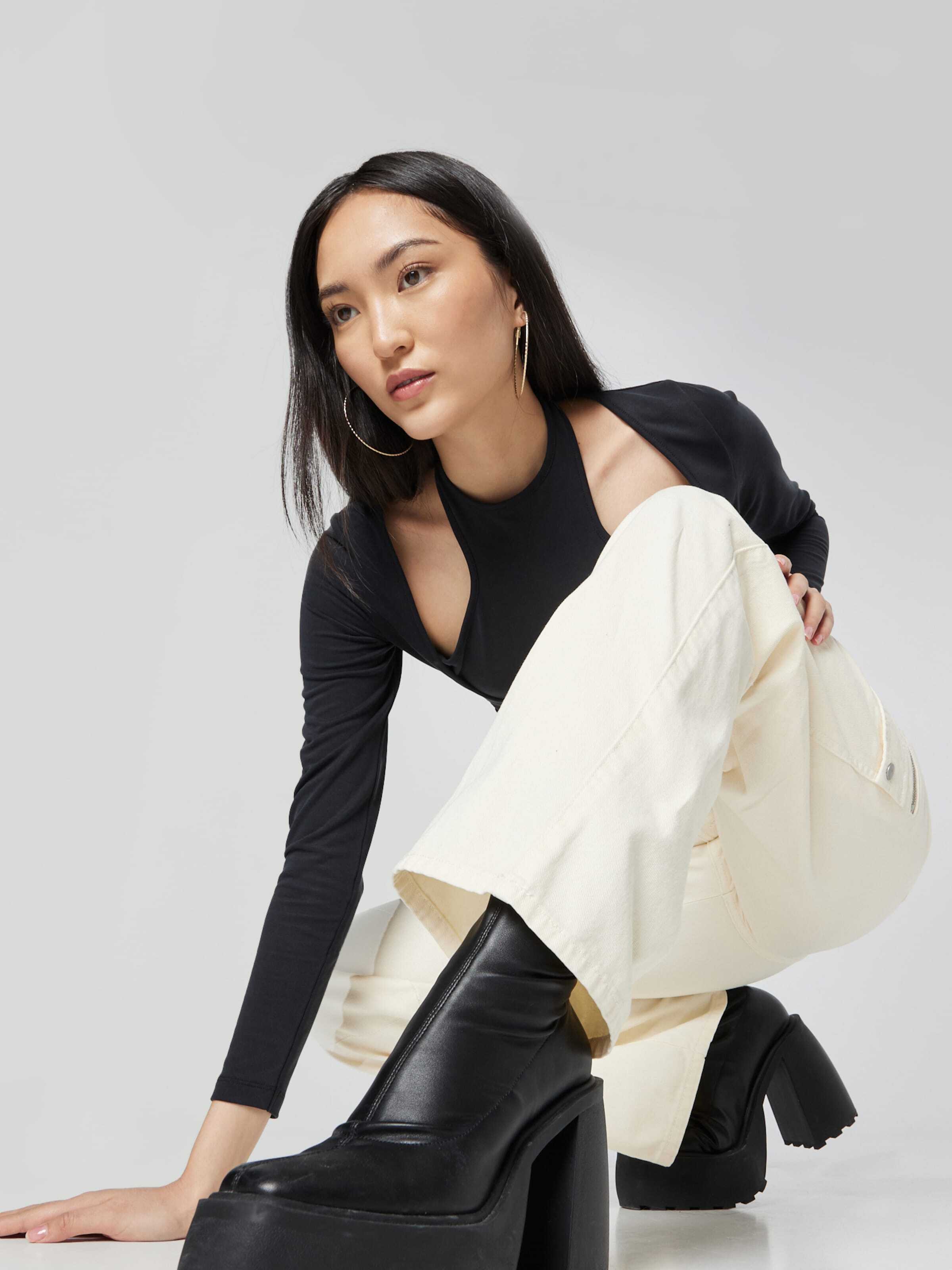 Katy Perry exclusive for ABOUT YOU Džínsy 'Laila' krémová