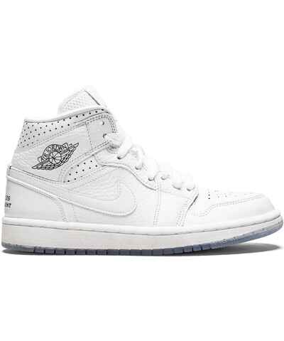 Biele dÃ¡mske tenisky Air Jordan 1 Mid - GLAMI.sk