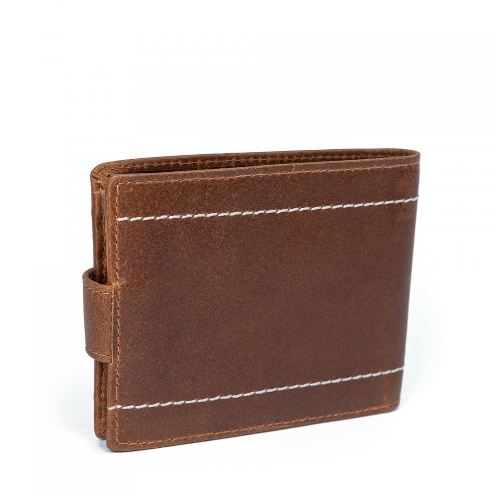 Hnedá pánska peňaženka Valmio Pelle Classic V6