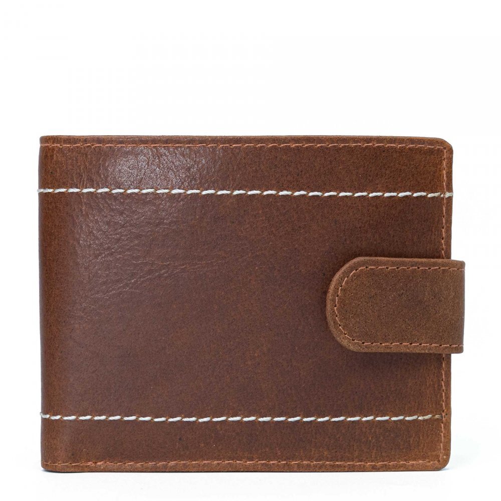 Hnedá pánska peňaženka Valmio Pelle Classic V6