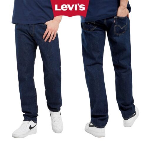 Levis Pánske Rifle 501 Original Fit Jeans ONEWASH