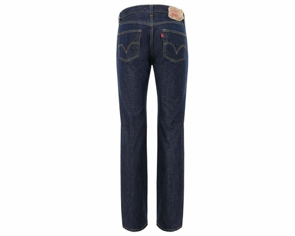 Levis Pánske Rifle 501 Original Fit Jeans ONEWASH