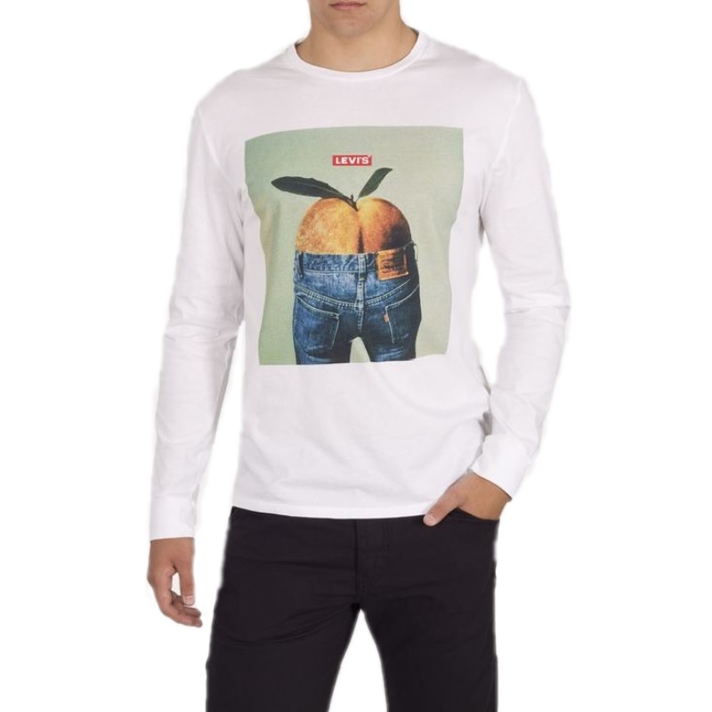 Levis Pánske Tričko s dlhým rukávom LS Graphic Tee
