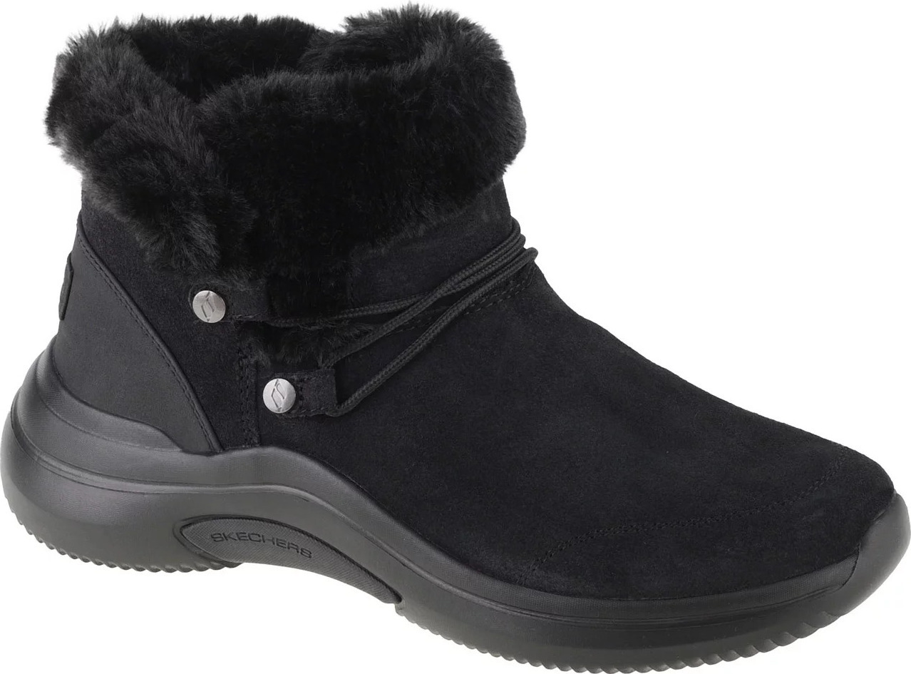 Čierne dámske topánky Skechers On The Go Midtown-Cozy Vibes 144271-BBK