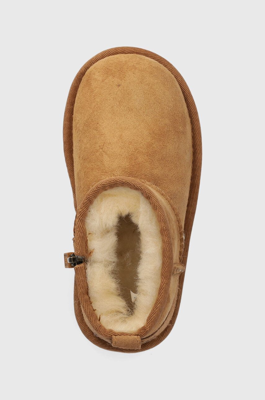 Detské semišové snehule UGG T CLASSIC ULTRA MINI