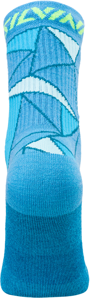 Unisex zateplené ponožky Silvini Vallonga modrá/limetková