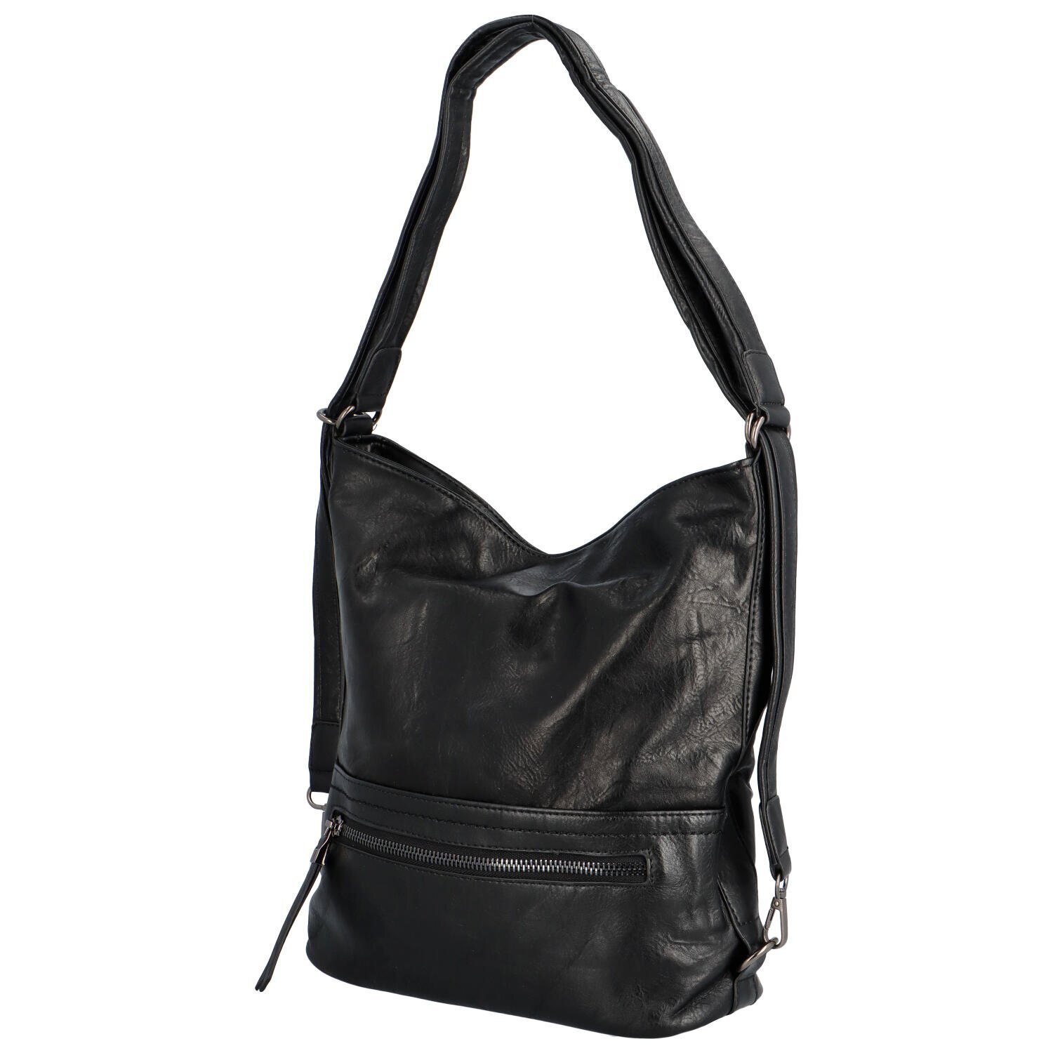 Dámsky kabelko-batoh čierny - Romina & Co Bags Wolfe čierna