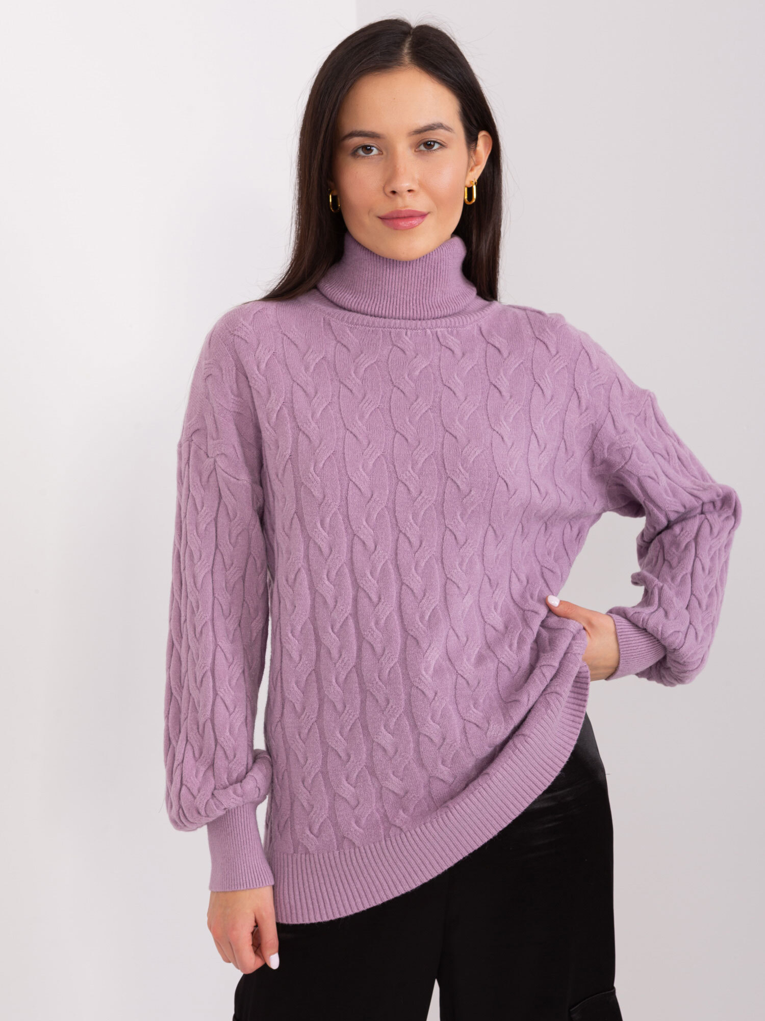 Wool Fashion Italia Sweater-AT-SW-2348.88-light purple