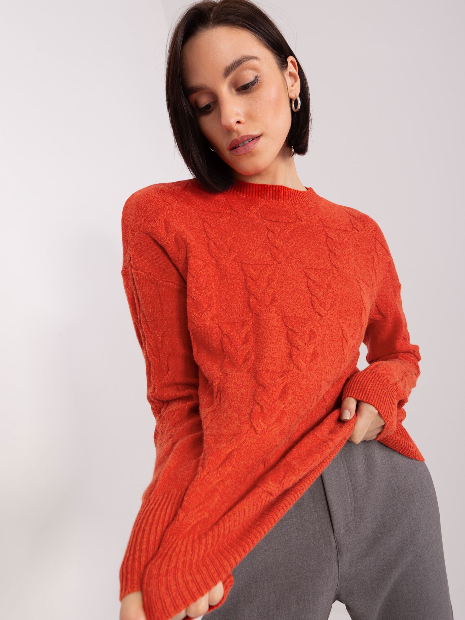 Wool Fashion Italia Sweater-AT-SW-2340.43-dark orange