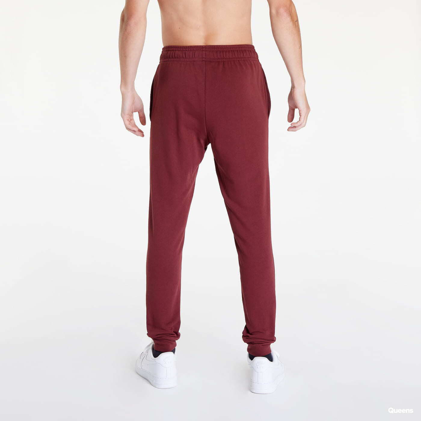 Kalhoty Under Armour Rival Terry Jogger Chestnut Red/ Onyx White S