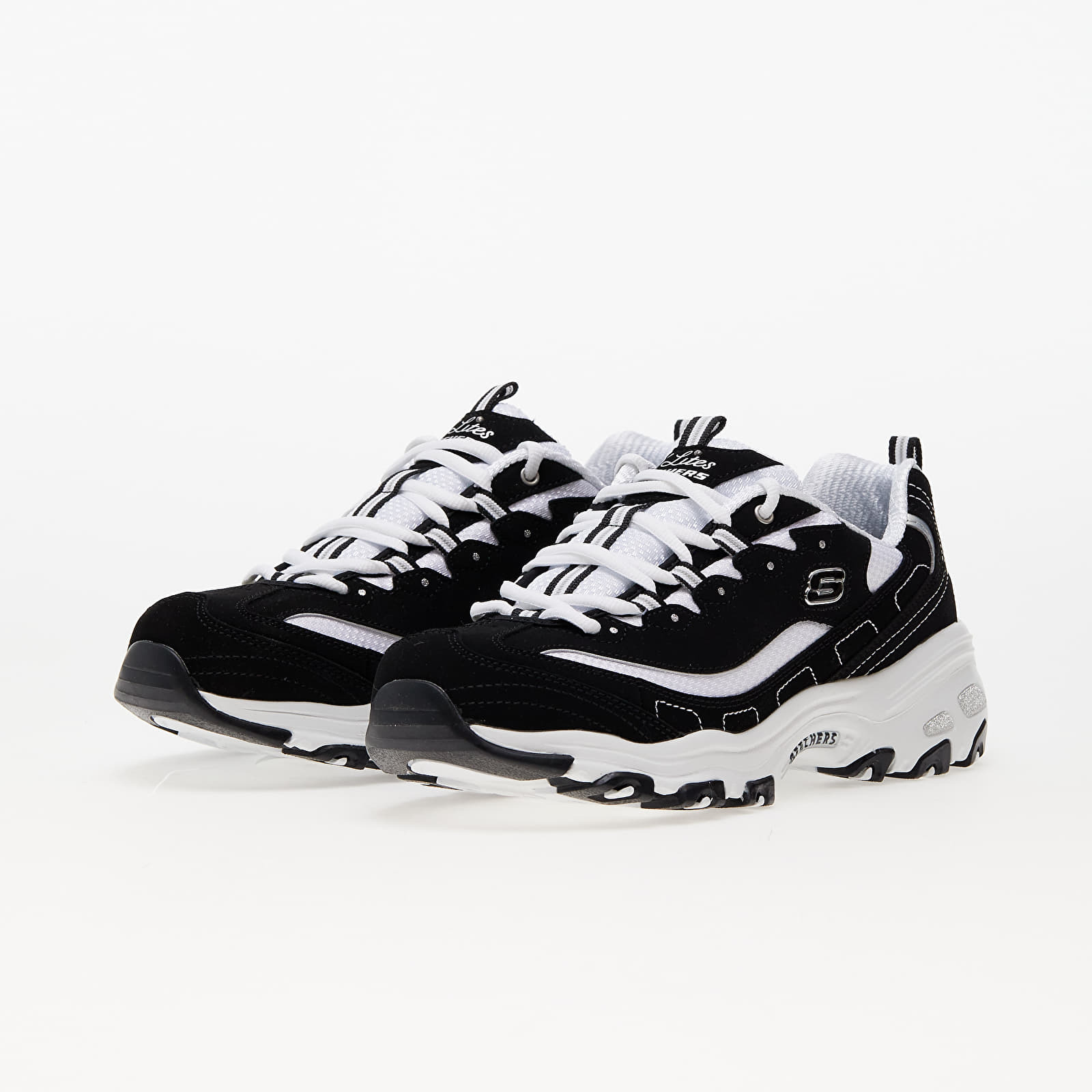 Skechers D'Lites Black/ White