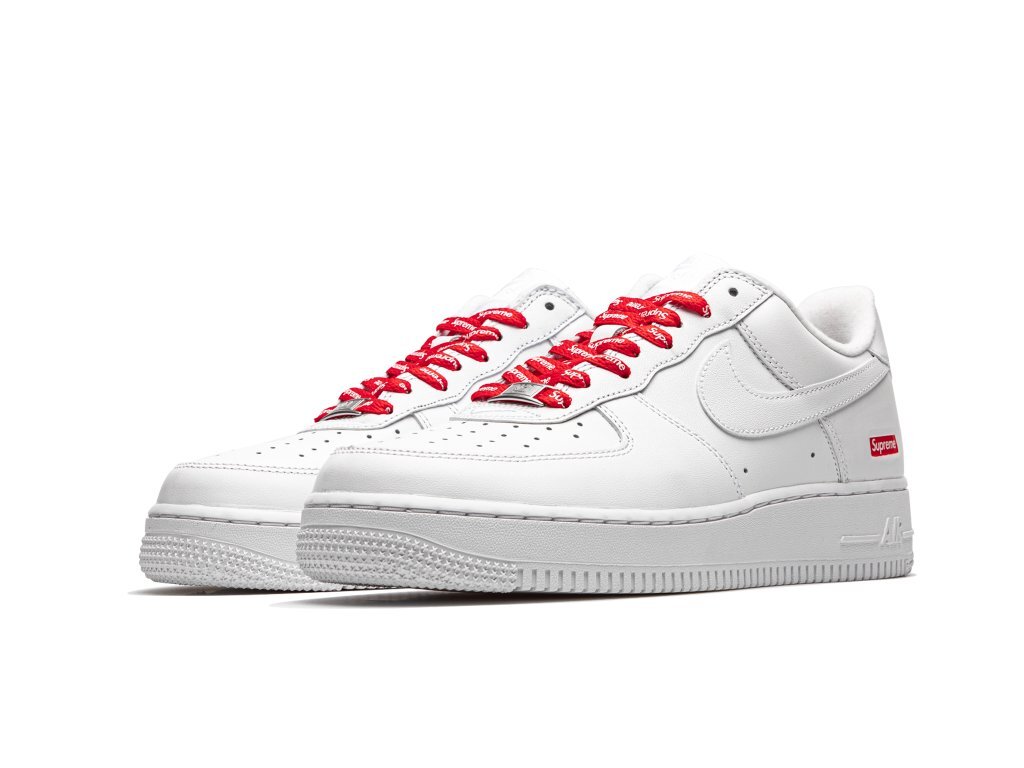 Nike Air Force 1 Low Supreme White Veľkosť: 38.5