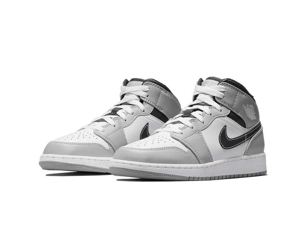 Air Jordan 1 Mid Light Smoke Grey Anthracite GS Veľkosť: 35.5