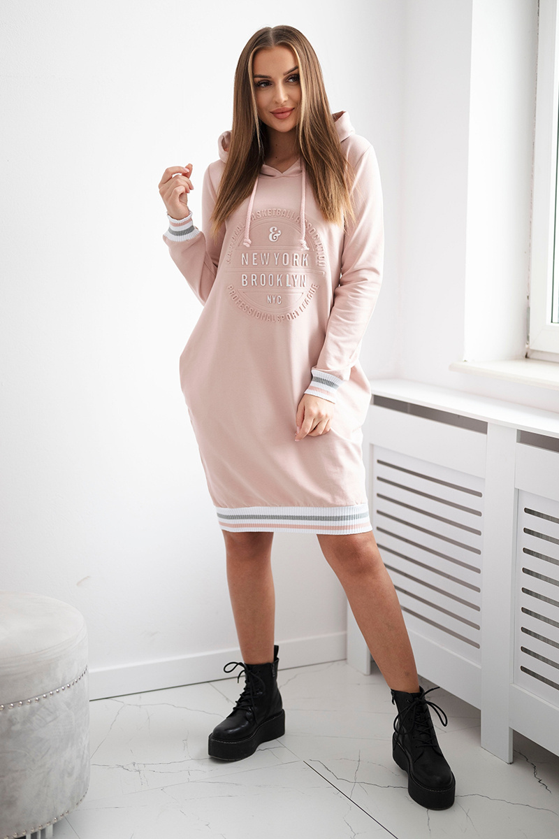 Fashionweek Mikinové šaty s kapucňou Brooklyn K62095