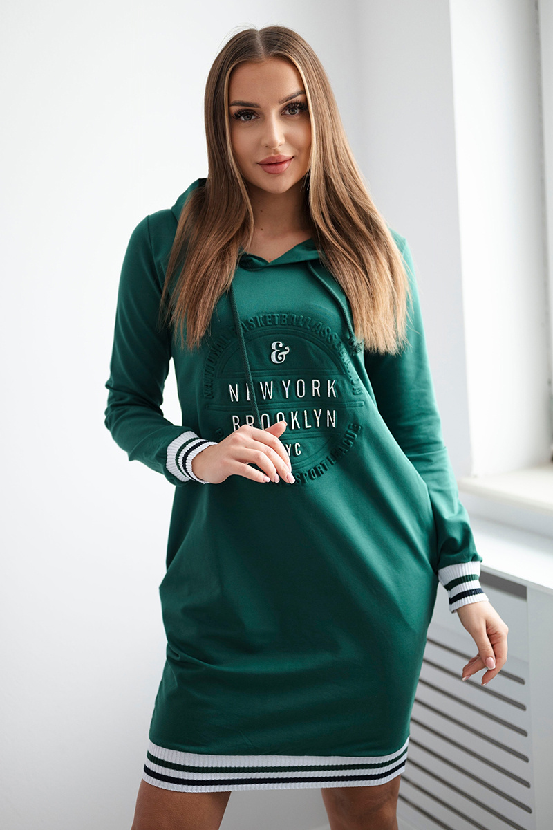 Fashionweek Mikinové šaty s kapucňou Brooklyn K62095